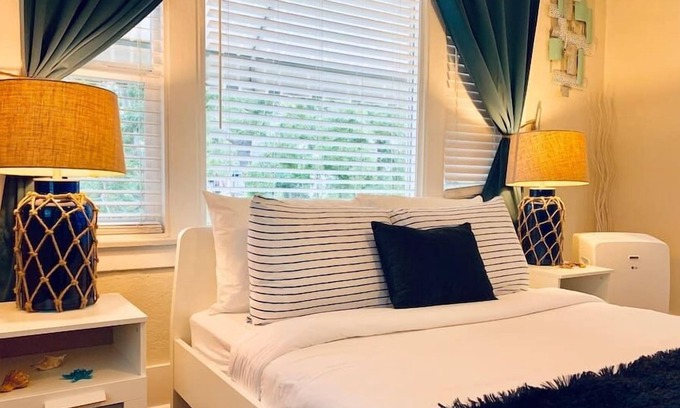 Cortez Hill Apartment | Downtown Nautical Studio Decorated by Sailors!