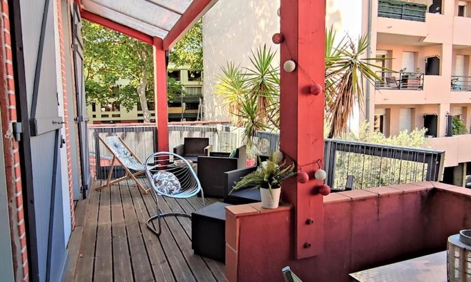 Minimes - Barriere de Paris Apartment | Duplex Canal du Midi