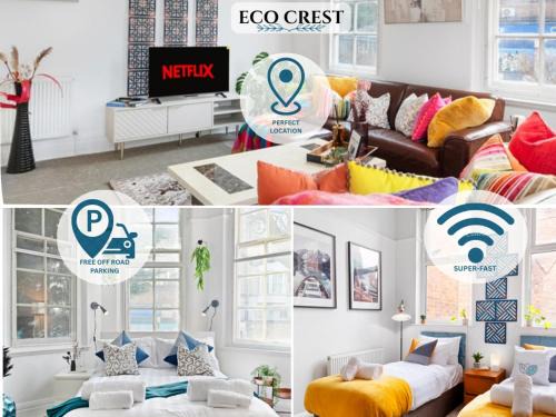 Nottingham Apartment | EcoCrest-Superior 2 Bedroom - Free Parking - Sleeps 5 guests