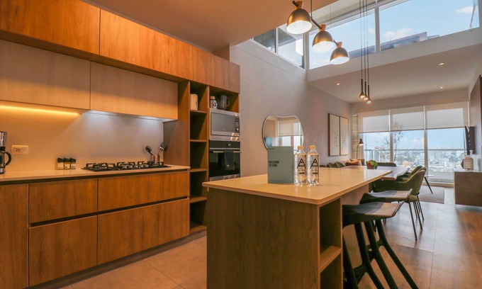 San Antonio Apartment | Elegant 2BR Duplex PH with Ocean View in Miraflores