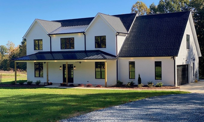 Reidsville House | Elegant Countryside Modern Farmhouse