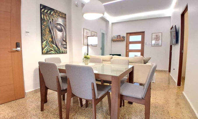 Hipodromo Condo | Enjoy peace of mind in this beautiful 3-bedroom, 1-bath apt in the heart of San Juan. Casa Veda is equipped with a powerful generator and water cistern, guaranteeing you’ll never experience a blackout or be without water during your stay. Sleeps 6.
