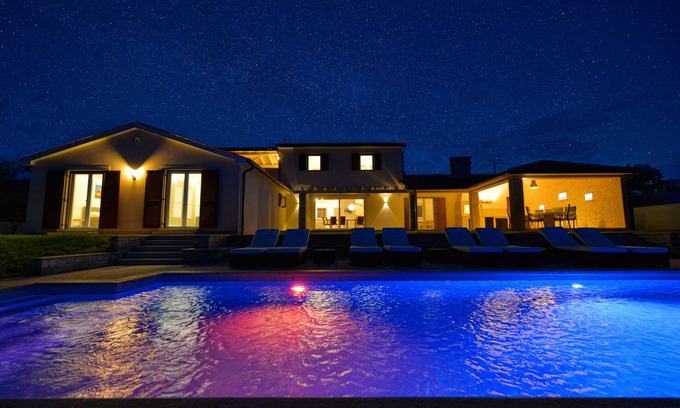 Kavran Villa | Exclusive, beautifully furnished villa with open terraces and pool.