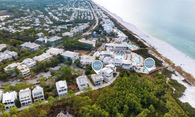 Gulf District House | Fall Dates Available! Gulf Views! WaterColor Beach Club Access! Steps to the Bea