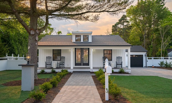 Del Haven House | Family and pet friendly oasis with firepit and game room steps from Delaware Bay