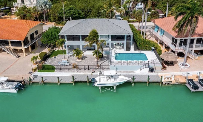 Marathon House | Family & Pet-Friendly Duck Key Home – Heated Pool, 90’ Dock, Ocean Access
