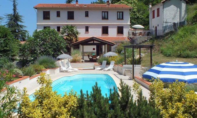 Sahorre House | Fantastic big house for up to 28 people. Wonderful views, Sahorre, nr Perpignan