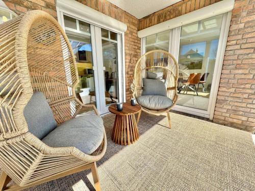 Schonberger Strand Apartment | FeWo Kuestenliebe direkt am Strand mit eingez Garten