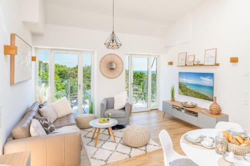 Prora Apartment | FeWo Prora - Wellenblick inklusive Strandkorb