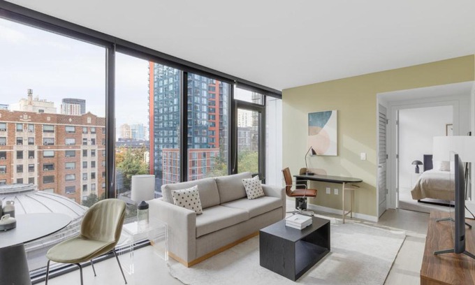Downtown Seattle Apartment | First Hill 1BR w Gym Patio Coworking SEA-435