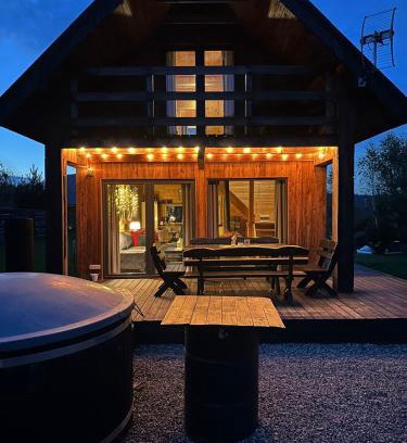 gmina Stezyca House | Górskie kaszuby Gołubie sielski reset,domek na Kaszubach-do 10 osob,sauna ,balia,kominek