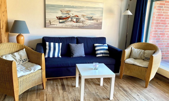 Wangerooge Apartment | Gemütlich mit Blick auf die Inselbahn