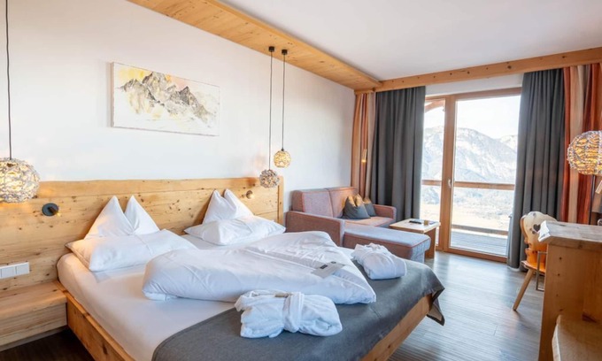 Haus House | "Gipfelglück" - double room with shower, WC (4 - 6 nights) - Nature and wellness hotel