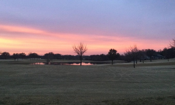 Trophy Club House | Golf course View .. Golf cart drive to New Town Center