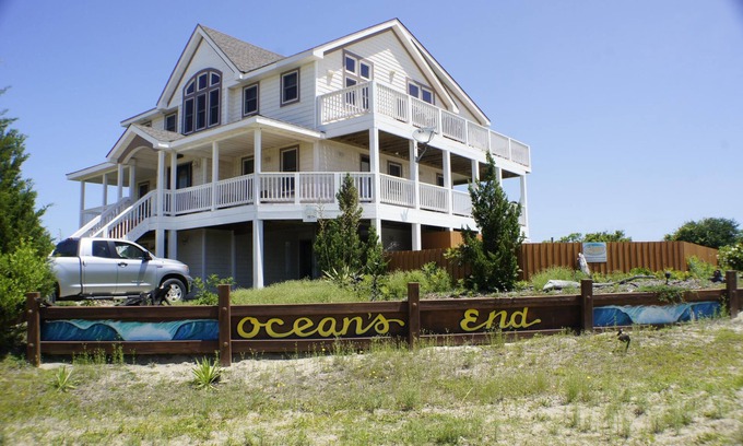 Carova Beach House | Gorgeous Home-6 BR,Private Pool,Hot Tub, Ocean Views