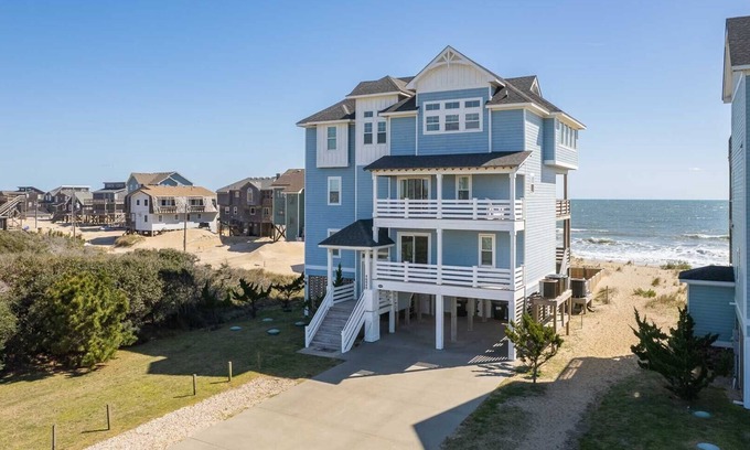 Buxton House | Hatteras Retreat Oceanfront Home + Pets Stay Free