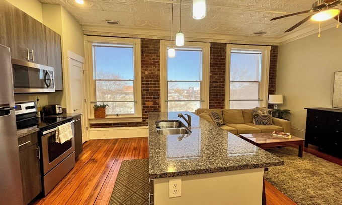 Jackson Ward House | Heart of the Arts District Penthouse - West Broad VCU MCV Prime Downtown!