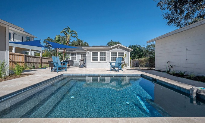 Old Seminole Heights House | Heated Pool Oasis Hilltop Hideaway Getaway