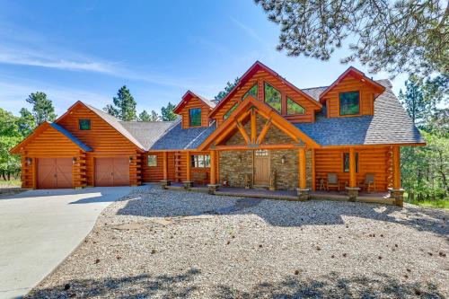 Deadwood House | Hike, Fish and More Grand Cabin with Decks in Sturgis