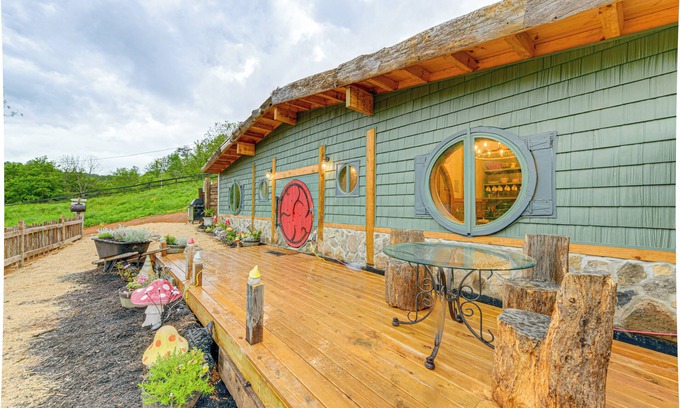 Cosby Cottage | Hobbit-Themed House on 6 Acres in Cosby