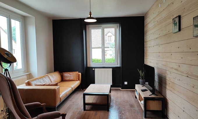 Husseren-Wesserling House | Holiday Home 'Gite Le Spitzacker' with Mountain View, Terrace & Wi-Fi