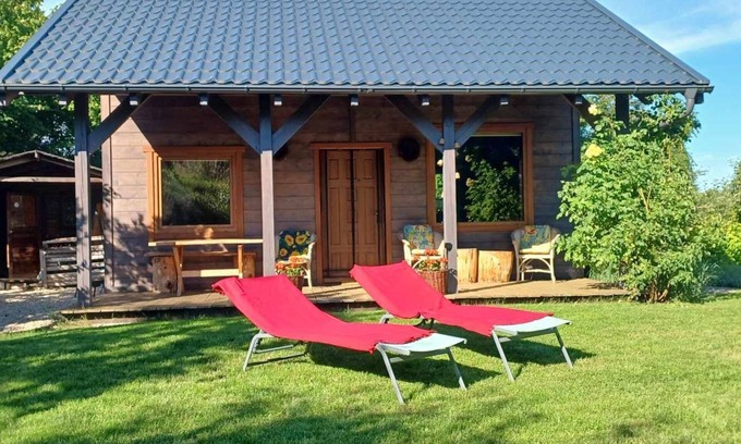 Lapalice House | Holiday house for 2 persons + 2 children approx. 35 qm in Chmielno, Pomerania (Kashubian Lakes)