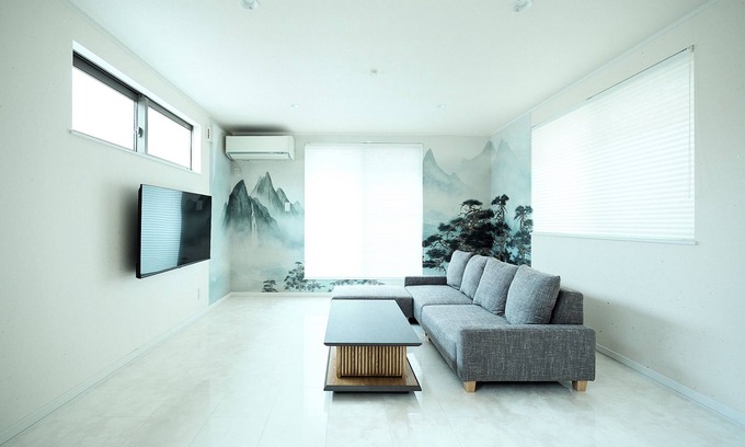 Matsubara Villa | Ideal as a base for sightseeing in Tokyo/Modern Japanese-style house for rent in Tokyo surrounded by cherry blossoms and Fuji/Max. 10 people, babies and children welcome/Direct connection from Shinjuku and Shibuya: 8 min.