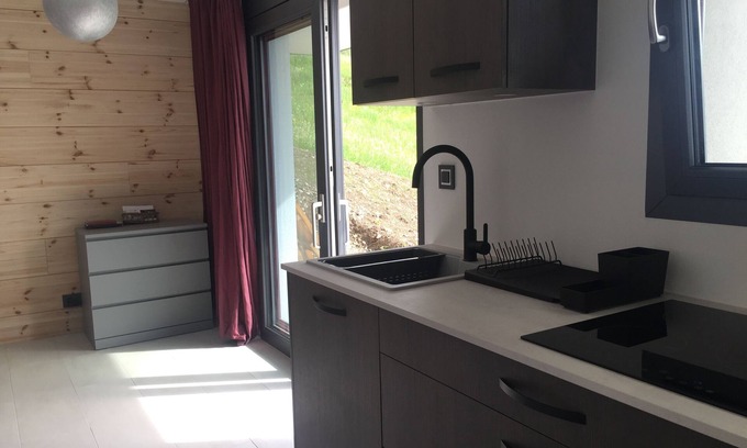 Bas-Intyamon Apartment | Independent studio with terrace and magnificent view on the mountains