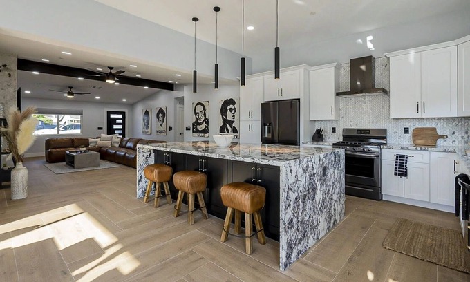 Papago Parkway House | Insta-worthy style w/ heated pool in heart of Old Town