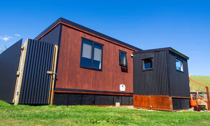 Orepuki House | Island Time. Off Grid Tiny House at Monkey Island