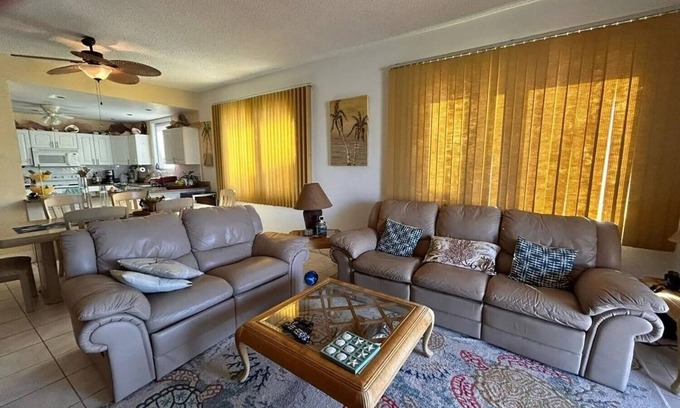 Bahamia West House | It's Island Time! Large condo with dock and a view in the heart of Freeport.