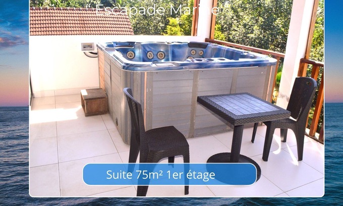 Kribi Hotel | Jacuzzi Suite · Balcony · Beach · B’fast opt · 2 p