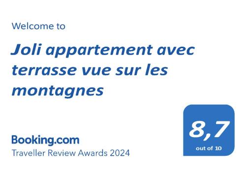 Pra Loup Apartment | Joli appartement avec terrasse vue sur les montagnes