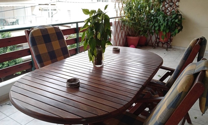 Kallithea Apartment | Kallithea Spacious, 3BR, Fully Equipped, Wifi, AC