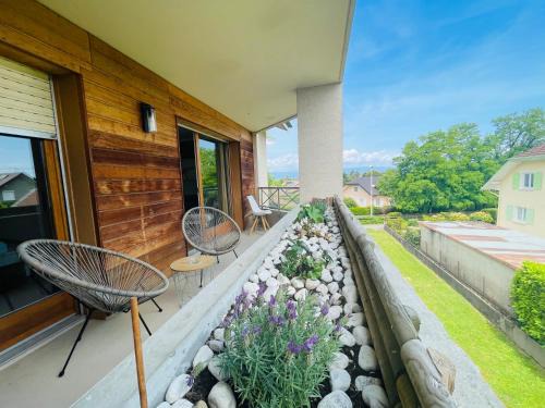 Thonon-les-Bains Apartment | La Mésange, vue montagnes à deux pas du lac