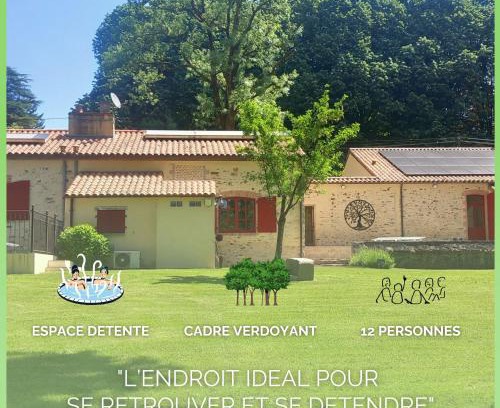 Rocheserviere House | La Minoterie Pause Zen, Spa & Piscine privés 12 personnes