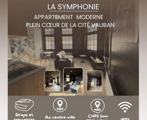 Gravelines Apartment | La Symphonie 2 Charmant appartement en centre-ville