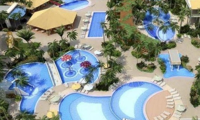 Jardim Paraiso Apartment | Lacqua diroma Caldas Novas Park aquático 24h com cozinha R