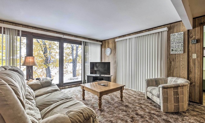 Eagle River Cottage | Lakefront Eagle River Cottage w/Private Dock