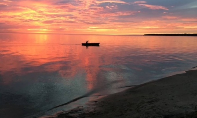 Tiny House | Lakefront Home - Double Lot on Beautiful Sandy Beach