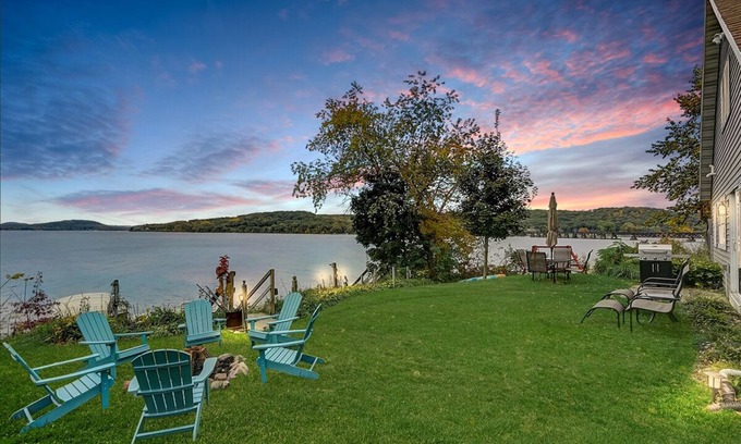 Merrimac House | Lakefront Retreat with Panoramic Views, Fishing, and Nearby Trails