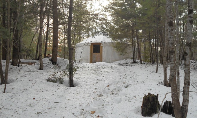 Alton Cabin | LAKES REGION YURTS! The BEST private yurt in the Lakes Region. Book now☺️n