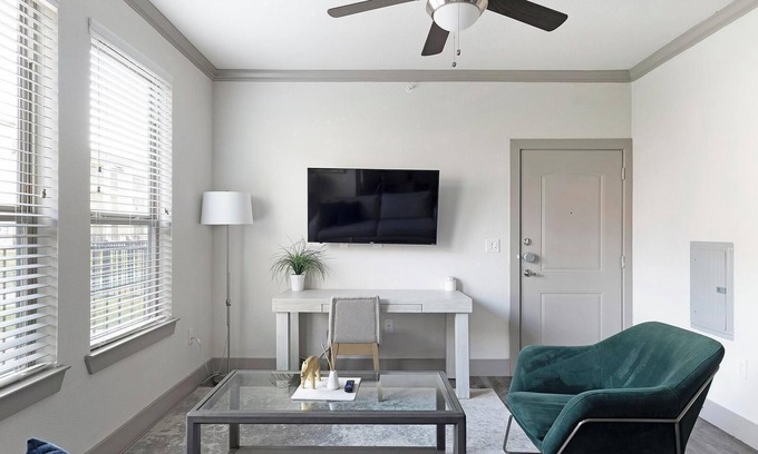 Manor Apartment | Landing | Chic 1BD, Courtyard, Clubhouse