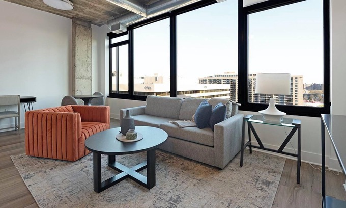 Baileys Crossroads Apartment | Landing | Chic 1BD, Gym, Game Room