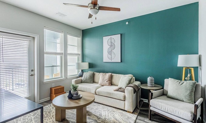 Park Hills Apartment | Landing | Modern 1BD, Yoga Studio, Gym