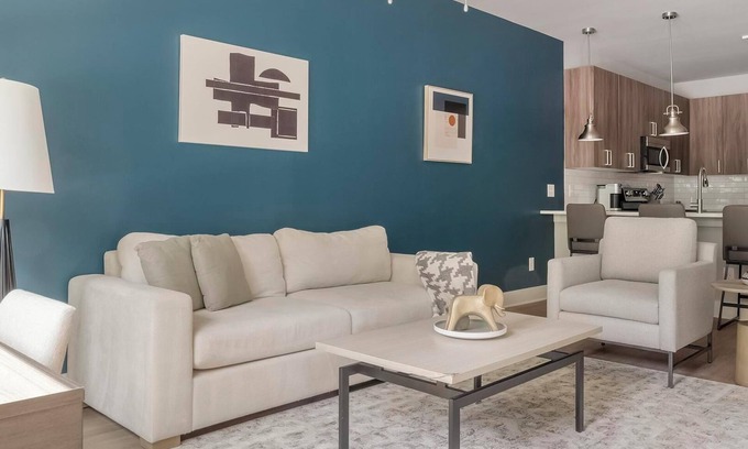 Town Center Apartment | Landing | Stylish 1BD, Rooftop Lounge, Pool