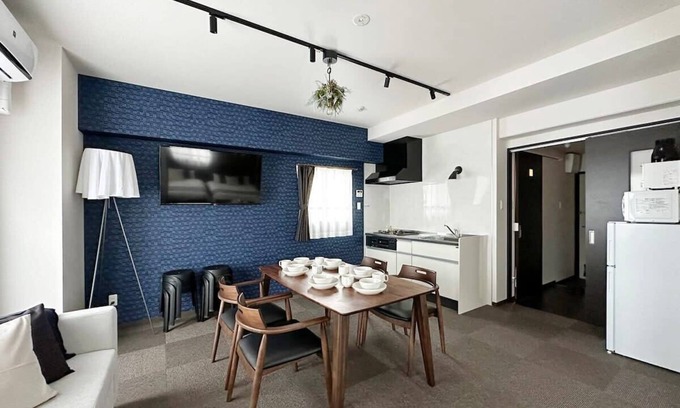 Hiroshima City Centre Apartment | Large 2BR Apt City Center for 10 Ppl NAGOMI 801 by b hotel