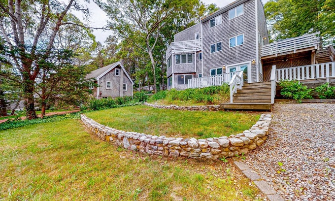West Hyannisport House | Large, air-conditioned home with 3 decks & yard - 3/4 mile to Covell's Beach
