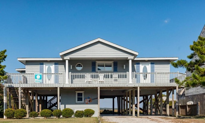 Caswell Beach House | Late For The Sky by Oak Island Accommodations