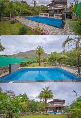 Lonavala House | Lifeline Villas- Cliff Side Villa With Huge Garden and Private Pool